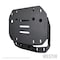 Westin Automotive 18-C WRANGLER JL TEXTURED BLACK WJ2 SPARE TIRE RELOCATOR 59-89005 - alternate 7